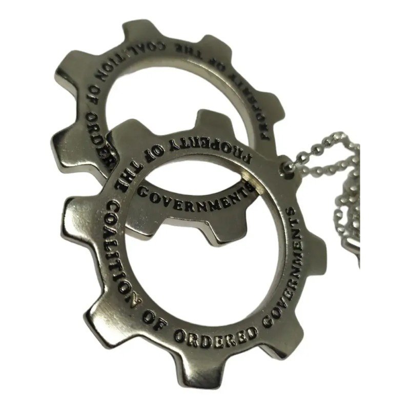 Collar De Gears Of War | Marcus Fenix Cog