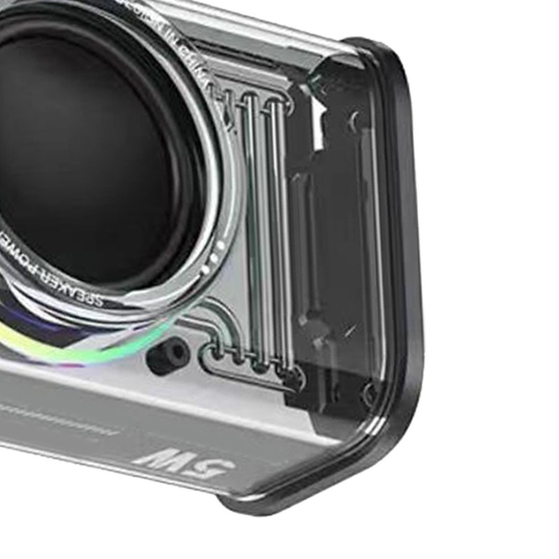 Bluetooth Speaker with Colorful Lights Loud Subwoofer Surround Sound Rechargeable