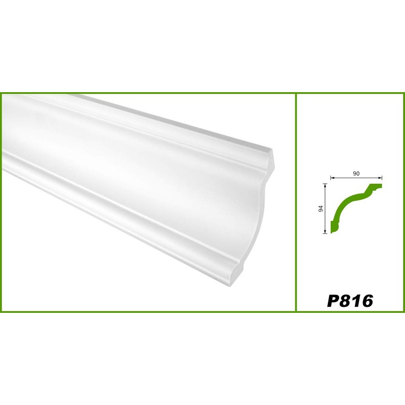 Grand Decor Stucco Moulding Ceiling Modern, PU Hard Foam &