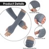 Sibba 4 Pairs Knitted Fingerless Gloves Wrist with Finger Holes