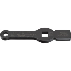 HAZET 2872-E20 216 mm E 20 Torx Profile Slogging Wrench with 2 Striking Faces - Multi-Colour