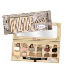 theBalm the Balm Nude Tude Nude Eyeshadow Palette 12 colors w/Shadow/liner Brush 0.382oz