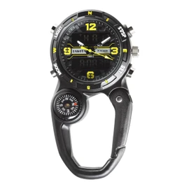 Dakota Digital Clip, Quality Pocket Watch, Fob Alarm, Stopwatch, Timer and Dual Time, Premium Durability Outdoor Gifts for Men, Use for Fishing Hunting, and More, Tactical Digital, Clip On Watch