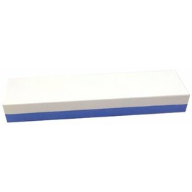 Zische FEPA 220/400 (JIS 220/1000) Whetstone Corundum Blue/White 6 cm Wide with Free Underlay