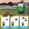 SROCHN Electric Fence Device with LCD Display, 10 km Range,