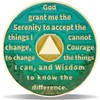 1 Year On Track Sobriety Coin – Journey into Serenity