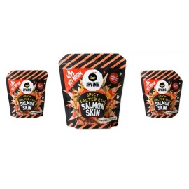 Irvin's Spicy Salted Egg Salmon Skin 3.7 Oz (3 Pack)