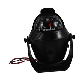 Parliky Car Compass with Built LED Light Durable Dashboard Navigation Tool for Suvs Rvs and Boats Compact Design for Nighttime Clarity and