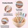 Plastic Egg Spoons, Pack of 5 Plastic Egg Spoons, Reusable