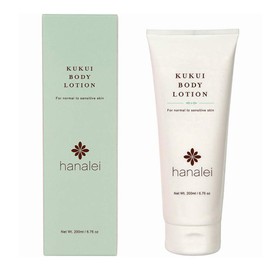 Cruelty-Free and Paraben-Free Kukui Body Lotion by Hanalei – Dye-Free Moisturizer with Kukui Nut Oil, Shea Butter, and Jojoba Oil – Made in USA – Full Size (200 ml)