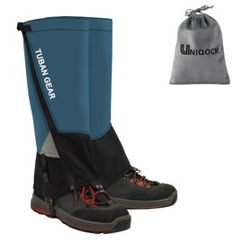 UNIQOCK Gaiters for Hiking Waterproof, Leg Gaiters with Upgraded Zipper Design, Lightweight Shoe Gaiters for Men Women, Dirt-Proof Ripstop Hiking Gaiters, Breathable Boot Gators for Hunting