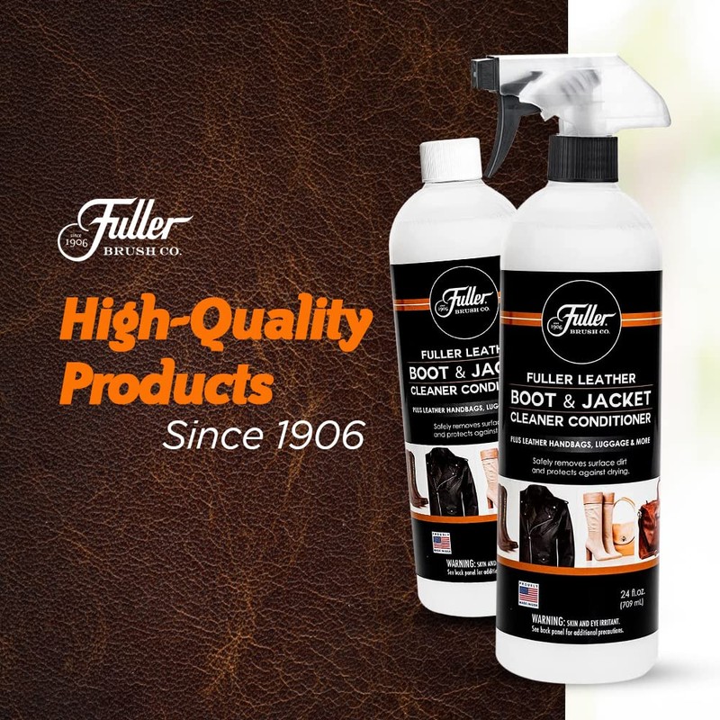 Fuller Brush Leather Boot and Jacket Cleaner Conditioner - Natural