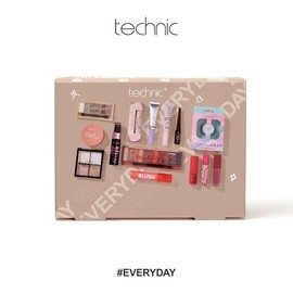 Technic Mega Trends 14-Piece Cosmetic Gift Set for Eyes, Face and Lips