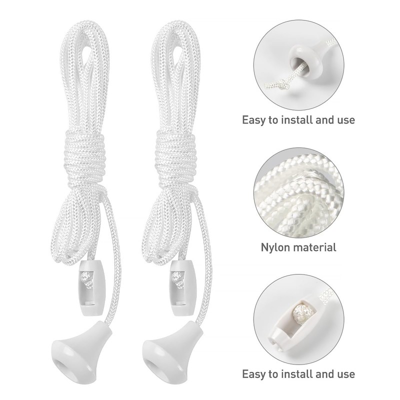 BOUMVID 2pcs Replacement Cord Pull for Ceiling Switch, Light Switch