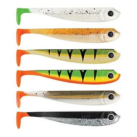 Lieblingsköder Rubber Fish 6 cm – 6 Fishing Lures, Colour Favourite Bait: Firetail Edition