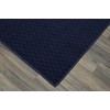 Garland Rug Medallion 3' x 12' Navy Non Slip Polypropylene