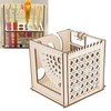 Wooden Yarn Bowl Multifunctional Unique Knitting Crochet Yarn Ball Bowl