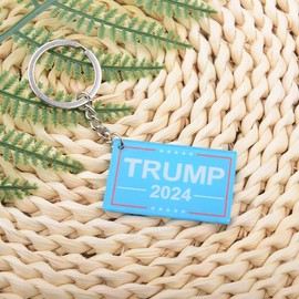 Trump Keychain Accessories Trump Merchandise 2024 for Women Men Trump Fan Gifts for Dad Mom Trump Supporter Gifts for Friend Daughter Son Birthday Christmas Gifts for Trump Fans