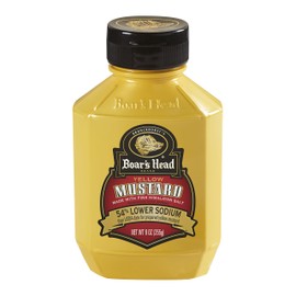 Boar's Head 54% Lower Sodium Yellow Mustard, 9 oz