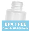 JUVITUS 4 oz / 120 ml White Plastic HDPE Refillable