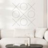 Hicarer 9 Pcs X and O Shaped Hanging Wall Art