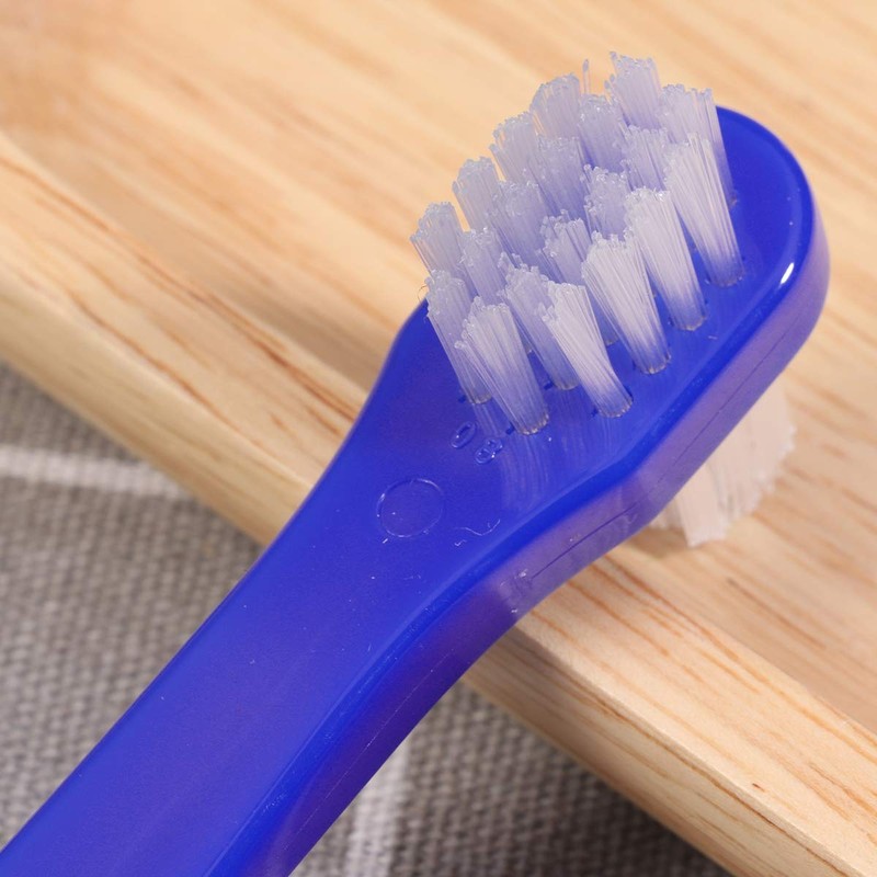 Healifty Denture Brush Double Sided Cleaning Brush Pack of 2