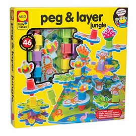 ALEX Toys Little Hands Peg and Layer Jungle