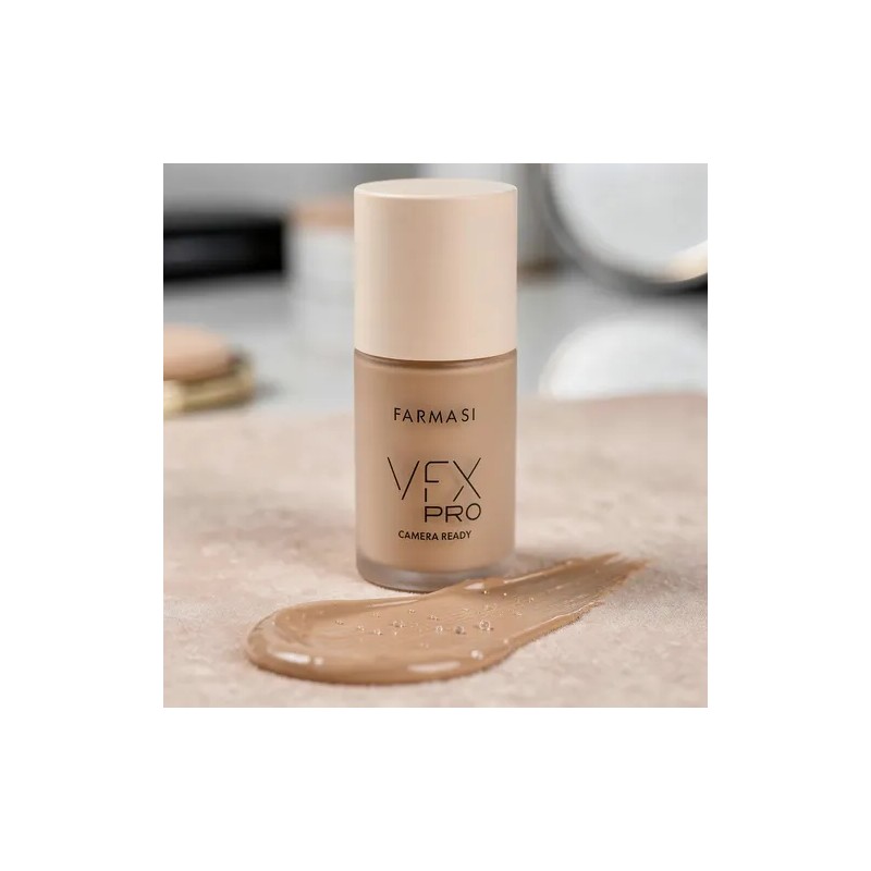 Vfx Pro Fundation Base De Maquillaje Liquida Beige 12