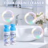 2-Pack Foaming Drain Cleaner - Powerful Sink Deodorizer & Clog