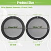 ACROPIX Universal 6.5" 8" Speaker Grills Cover Mesh Round 6.5