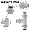 RURIZHONGTIAN Pool T Piece 38 mm, 3-Way Valve Pool 38