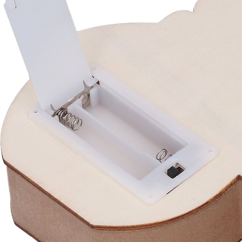 Luminous Christmas Ornament LED Light Emitting Wooden Christmas Decorations Ornaments