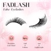 FADLASH False Eyelashes Natural Look Cat Eye Lashes Wear Comfortable