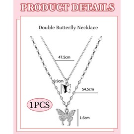 UYRVAPE Women's Necklace Heart Necklace 925 Sterling Silver - Intertwined Hearts Women's Necklace with Pendant for Girls Women, Jewellery Silver 925 Women, 5A Cubic Zirconia, Gifts for Women