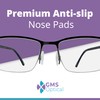 GMS Optical® Premium Grade Soft Silicone - D-Shape Push-in Nose