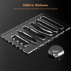 Moorovgi 6 in 1 Charcuterie Board Handle Template,Acrylic Grab Handle