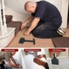 Zimpty 55-183 2PCS Carpet Tucking Hand-held Tucker Tool Plastic Bolster
