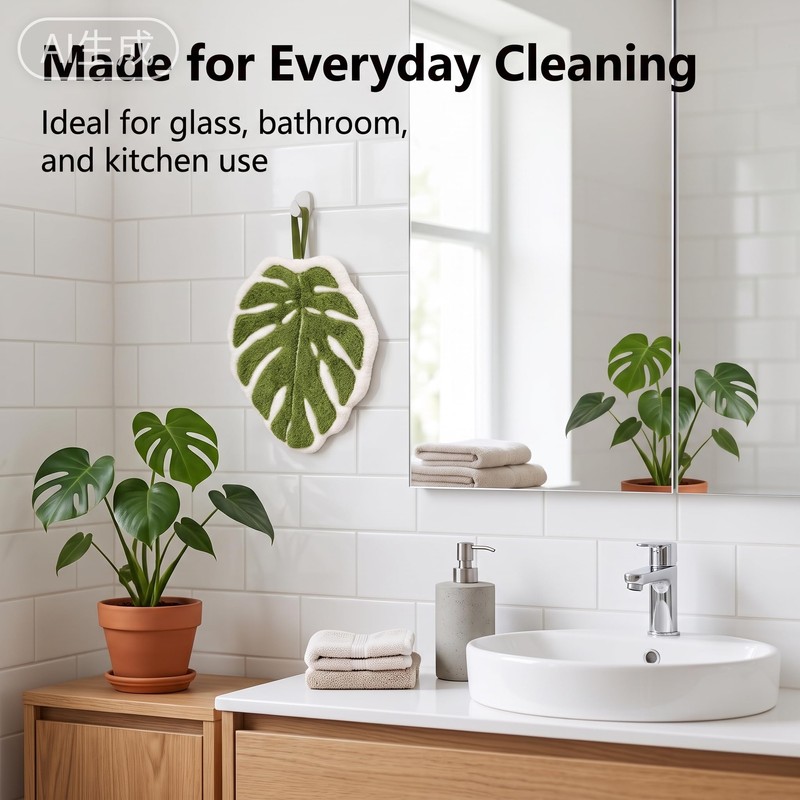 ZPSCXQ Green Hand Towels For Kitchen And Bathroom Use, Sage