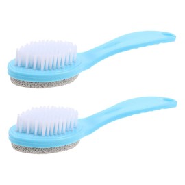 SAFIGLE 2Pcs Double Sided Foot Scrubber Ergonomic Pumice Stone Foot File for Exfoliating Dead Skin Multi Use Foot Care Tool for Home Pedicure Foot Care Tools for Exfoliating