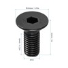 QUARKZMAN M10 x 25 mm Hex Socket Flat Head Countersunk