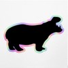 Holographic Decal Stickers of Hungry Hippo Premium Waterproof Vinyl Decal