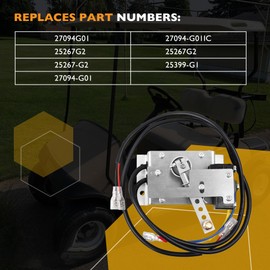 Golf Cart Throttle Potentiometer with Micro Switch Compatible with EZGO Marathon Electric Golf Cart 1989-1994, Upgraded Version Throttle Potentiometer Replace# 27094-G01, 25267G2, 25399G1, 27094G01