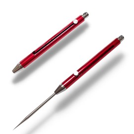 Toothpick, Titanium Toothpick, Lightweight, Outdoor Tool, Telescopic, Portable, Self-defense Goods, For Women, Molester Repelling (Red)