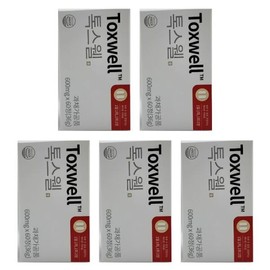 Toxwell 600mg x 60 tablets, 5 boxes 541724 / 톡스웰 Toxwell 600mg x 60정 5박스 541724