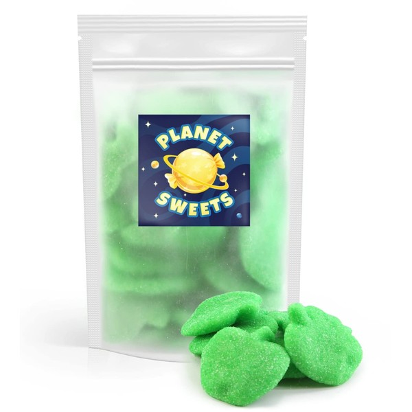 Planet Sweets Gummi Sour Green Apples - 8 Ounce -