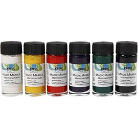 KREUL MAGIC MARBLE PAINT SET OF 6 BASIC COLOURS - 1 PACK