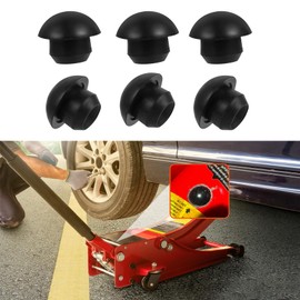 HQRNYP 6PCS Bottle Jack Floor Jack Oil Filler Plug, Hydraulic Jack Oil, 8mm Bottle/Floor Jack Oil Filler Plug Bung, Car Rubber Reservoir Oil Filler Plug for Oil Reservoir Filler Hole for Car (6PCS)