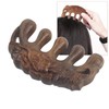 Meridian Wide Tooth Massage Comb Green Sandalwood Head Scalp Massage