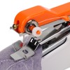 Handheld Sewing Machine Orange Portable Mini DIY Ergonomic Handle Electric