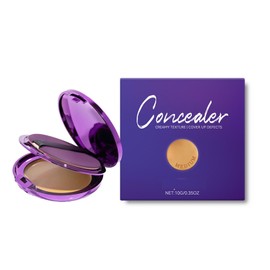 Face & Body Concealer-Palette mit natürlichen Farben, Spiegel und Schwämmchen – Make-up für Gesicht und Körper mit voller Deckkraft – korrigiert Augenringe, Hautunreinheiten und Tätowierungen